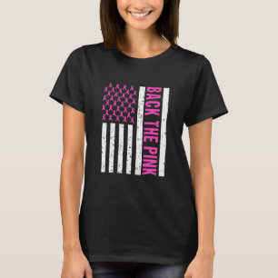 Camiseta Sinalizador de Sensibilização do Cancer de Mama