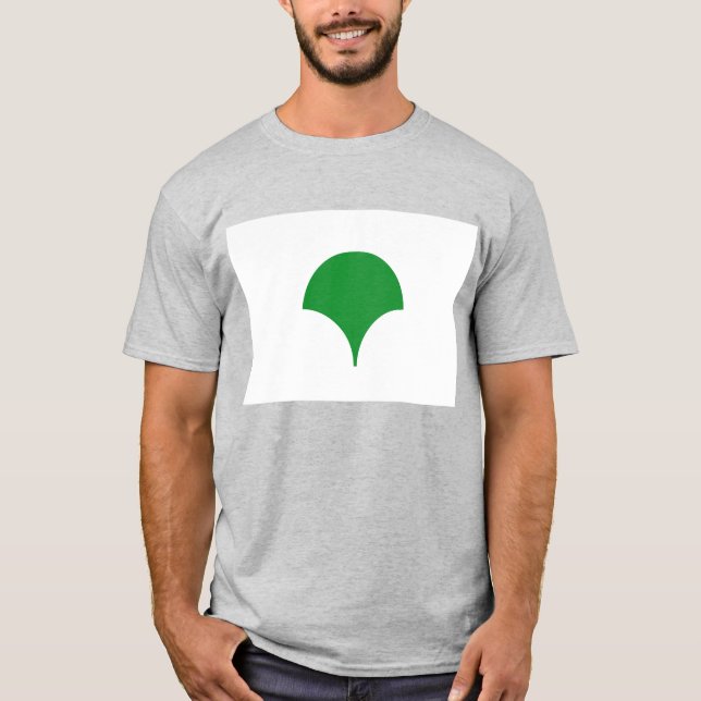 Camiseta Sinalizador de símbolo da província de Tóquio do J (Frente)