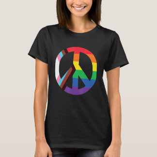 Camiseta Sinalizador de Sinal de Paz do Orgulho Lgtbiaq+