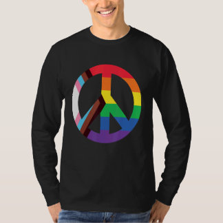 Camiseta Sinalizador de Sinal de Paz do Orgulho Lgtbiaq+