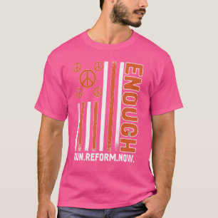Camiseta Sinalizador de Sinalizador de Paz Laranja visto Su