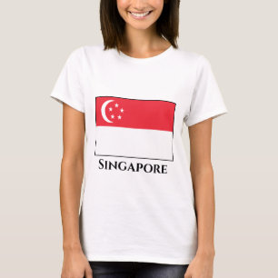 Camiseta Sinalizador de Singapura