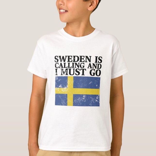 Camiseta Sinalizador de suecia (Frente)
