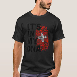 Camiseta Sinalizador de suiça Está no meu DNA, Raízes Suíça