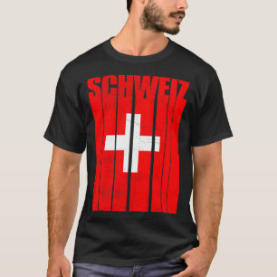 Camiseta Sinalizador de Suiça Schweiz