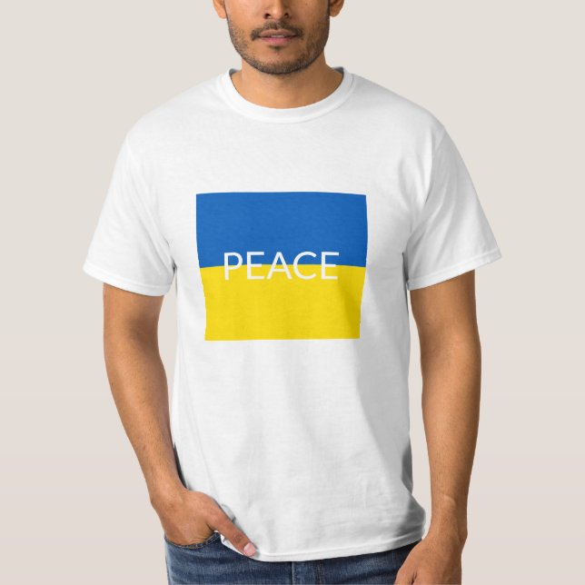 Camiseta Sinalizador de texto personalizado amarelo azul-az (Frente)