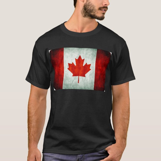 Camiseta Sinalizador do Canadá em apuros (Frente)