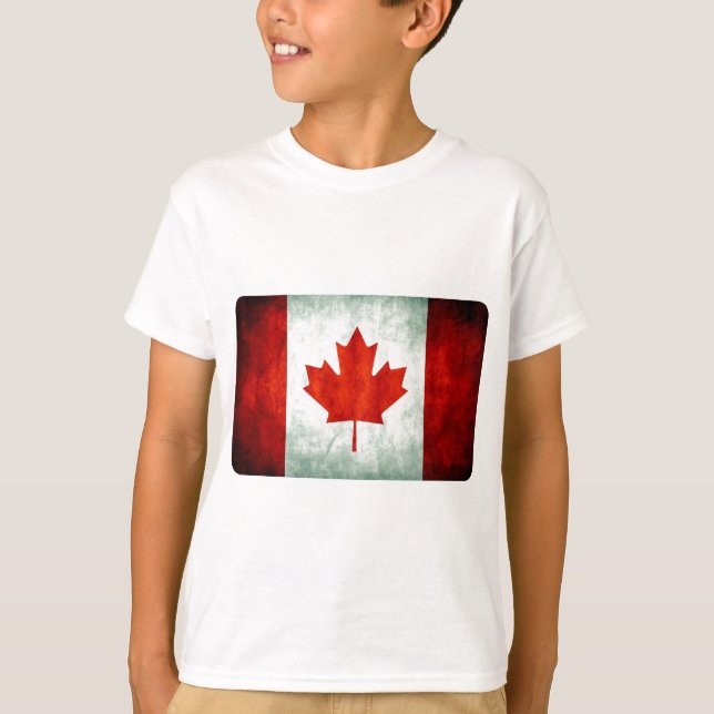 Camiseta Sinalizador do Canadá em apuros (Frente)