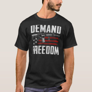 Camiseta Sinalizador do Demand Freedom segundo Emenda Pro G