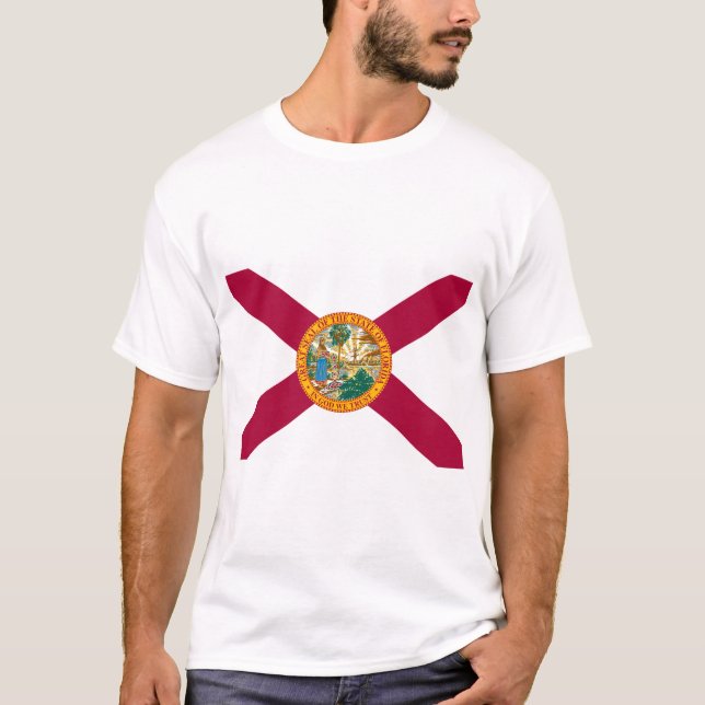 Camiseta Sinalizador do Estado da Flórida (Frente)