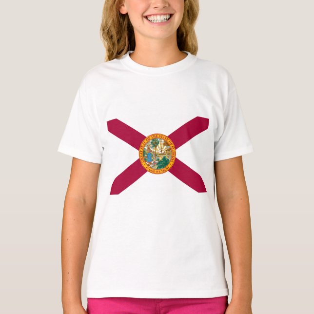 Camiseta Sinalizador do Estado da Flórida (Frente)