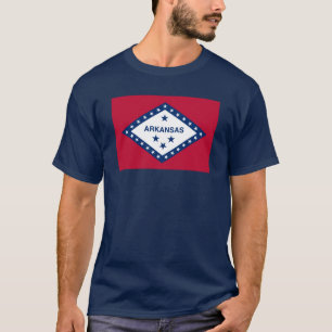 Camiseta Sinalizador do Estado do Arkansas