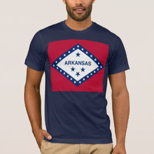 Camiseta Sinalizador do Estado do Arkansas
