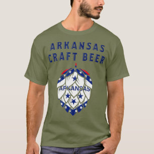 Camiseta Sinalizador do Estado do Arkansas - Cerveja Artesa