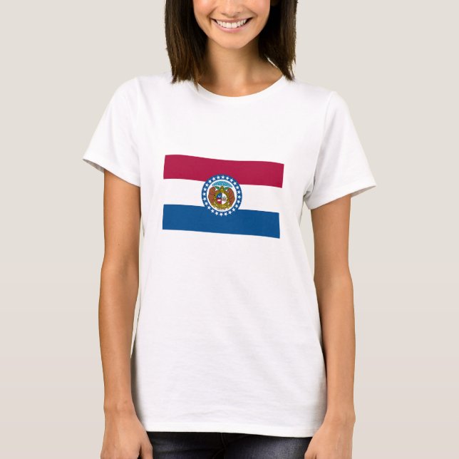 Camiseta Sinalizador do Estado do Missouri (Frente)