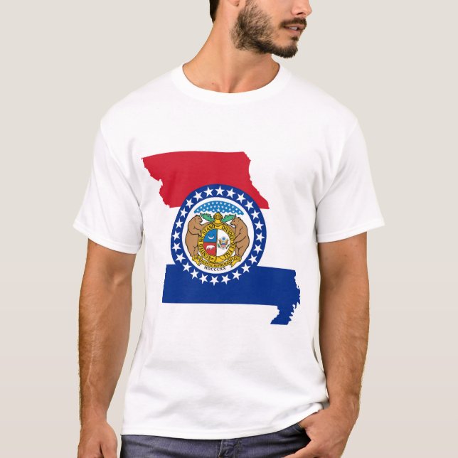 Camiseta Sinalizador do Estado do Missouri (Frente)