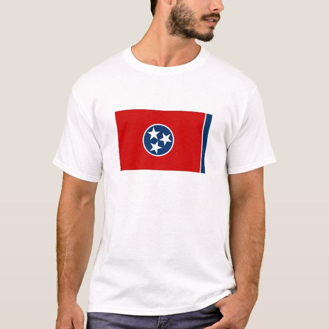 Camiseta Sinalizador do Estado do Tennessee (Frente)
