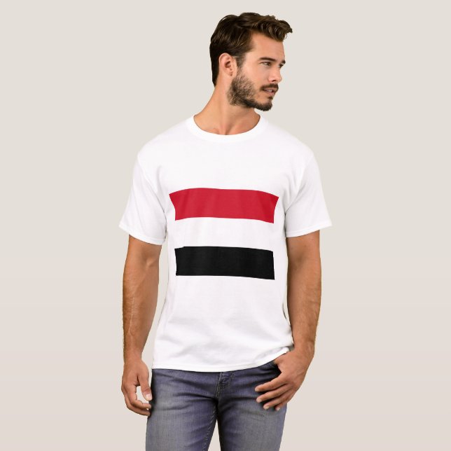 Camiseta Sinalizador do Iêmen (Frente Completa)
