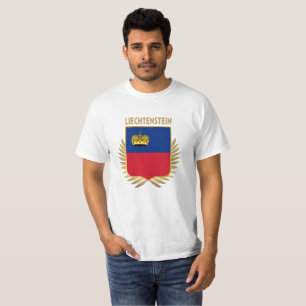 Camiseta Sinalizador do Liechtenstein