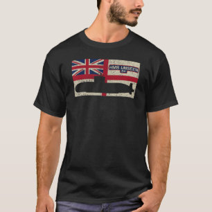 Camiseta Sinalizador do Marinho Real Submarino Hms Unsee S4