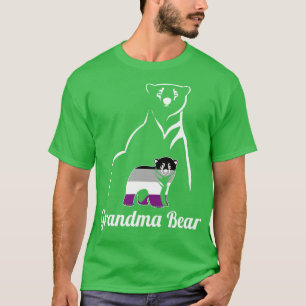 Camiseta Sinalizador do Orgulho Ace da Avó Asexual LGBT