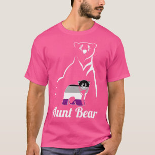 Camiseta Sinalizador do Orgulho Ace da Tia Asexual LGBT