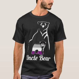 Camiseta Sinalizador do Orgulho Ace do Tio Urso Asexual LGB