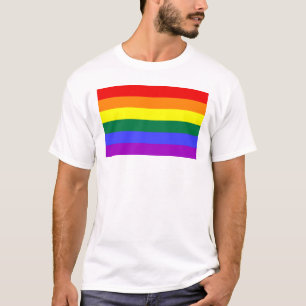 Camiseta Sinalizador do Orgulho Arco-Íris