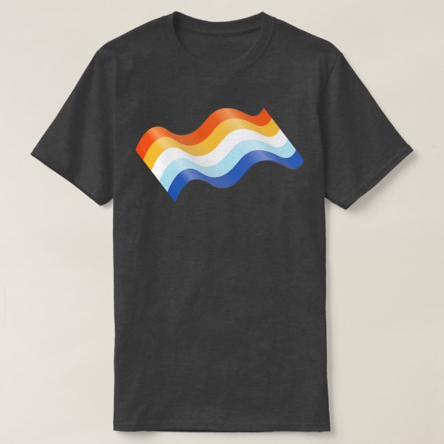 Camiseta Sinalizador do Orgulho AroAce (Frente do Design)
