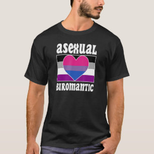 Camiseta Sinalizador do Orgulho Biromântico Asexual - Áce E