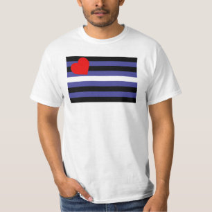 Camiseta Sinalizador do Orgulho de Couro