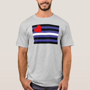 Camiseta Sinalizador do Orgulho de Couro