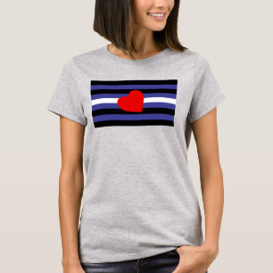 Camiseta Sinalizador do Orgulho de Couro