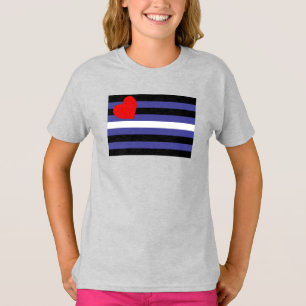 Camiseta Sinalizador do Orgulho de Couro