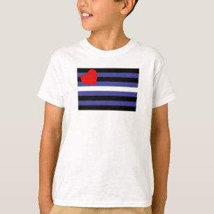Camiseta Sinalizador do Orgulho de Couro