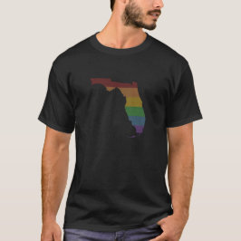 Camiseta Sinalizador do Orgulho de Fundo do Arco-Íris model