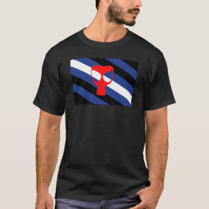 Camiseta Sinalizador do Orgulho de Máscara