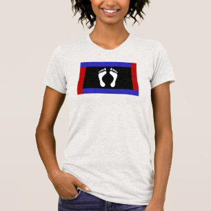 Camiseta Sinalizador do Orgulho de Pé (Pegada)