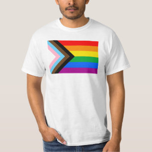 Camiseta Sinalizador do Orgulho de Progresso LGBTQ+