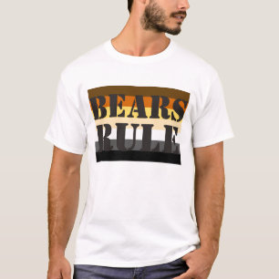 Camiseta Sinalizador do Orgulho de Urso da Regra de Ursos