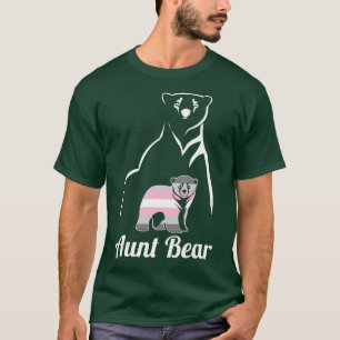 Camiseta Sinalizador do Orgulho Demigender da Tia Urso Demi