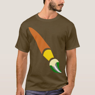 Camiseta Sinalizador do Orgulho do Pintbrush Greyromântico