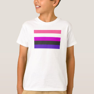 Camiseta Sinalizador do Orgulho Genderfluido