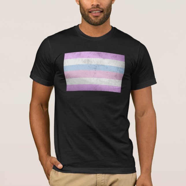 Camiseta Sinalizador do Orgulho Intersexual (Frente)