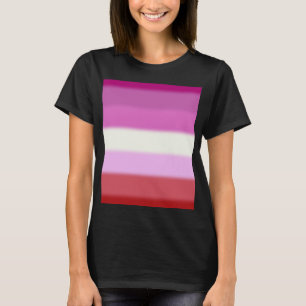Camiseta Sinalizador do Orgulho Lésbico de Queda