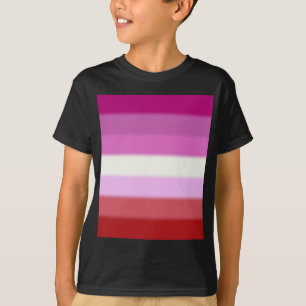 Camiseta Sinalizador do Orgulho Lésbico de Queda