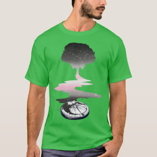 Camiseta Sinalizador do Orgulho LGBT da Árvore Demigirl