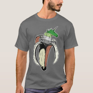 Camiseta Sinalizador do Orgulho LGBT do Unicórn para Banana