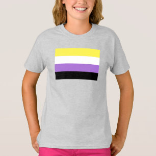 Camiseta Sinalizador do Orgulho Não Binário
