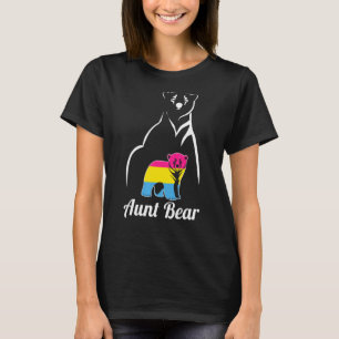 Camiseta Sinalizador do Orgulho Pan do Urso da Tia Pansexua
